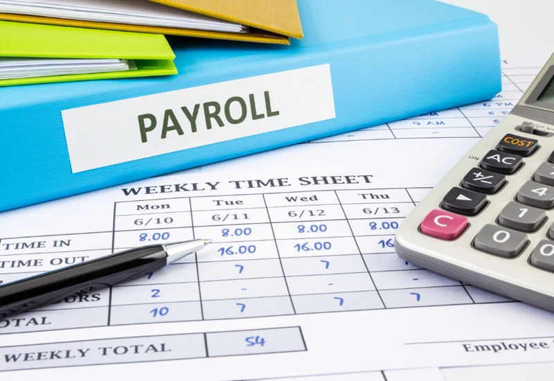 Global payroll time sheet with calculator